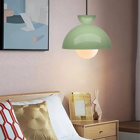 Lampa wisząca z metalowym kloszem ø 25 cm Arta – Opviq lights