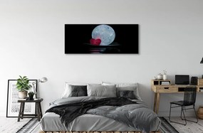 Zdjęcie na płótnie Księżycowe Serce na Niebie