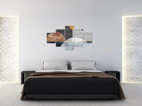 Obraz - Kształty i tekstury (125x70 cm)