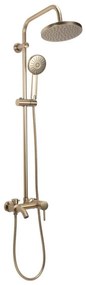 REA-P7051 - Zestaw prysznicowy LUIS z baterią, szczotkowane złoto