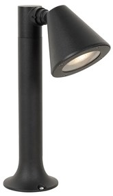 Nowoczesny klosz ogrodowy czarny 30 cm IP44 regulowany - Ciara