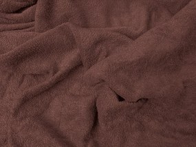 PrzytulneMieszkanie.pl Prześcieradło frotte EXCLUSIVE ciemnobrązowe 160x200 cm