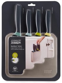 Zestaw noży ze stali nierdzewnej ze stojakiem 4 szt. DoorStore™ – Joseph Joseph