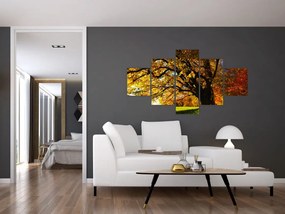 Obraz jesiennego drzewa (125x70 cm)