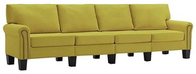 Luksusowa czteroosobowa zielona sofa - Alaia 4X