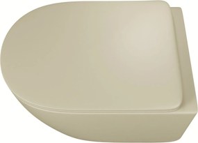 Massi Miska WC wisząca rimless beżowa LERA ivory z deską wolnoopadającą Slim