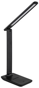 Globo 58439SA - lampka biurkowa BRIGHTON LED/4W/5V, akumulator 1800 mAh, z dotykowym ściemniaczem, czarna