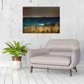 Obraz na szkle - Krajobraz górski (70x50 cm)