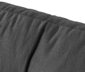 Sofa z Funkcją Spania FAVIO Wersalka Rozkładana Dwuosobowa Welurowa Szara Nowoczesna do Salonu