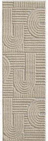 Dywan nowoczesny 3D Art beżowy 80 cm x 250 cm
