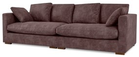 Ciemnobrązowa sofa 266 cm Comfy – Scandic