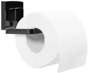 UCHWYT NA PAPIER TOALETOWY BEZ WIERCENIA CZARNY 381698