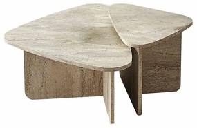 Zestaw stolików konferencyjnych Ballare Travertine, 2 szt.