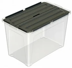 Multibox z dołączoną pokrywą Eco 48 l, czarnapokrywa, 48 l