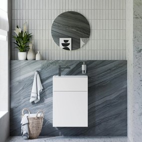 Badmöbel-Set KONDA 50 cm mit Mineralguss Waschbecken