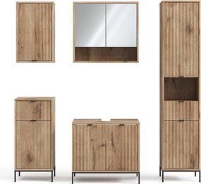 Zestaw mebli łazienkowych viking oak 70x45x63 eliza