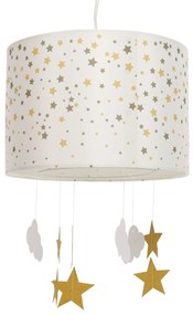 Lampa do pokoju dziecięcego CLOUD, gwiazdki, Ø 30 cm