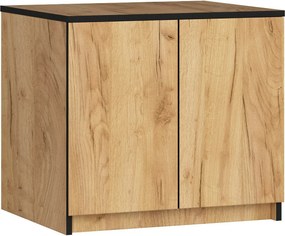 Nadstawka na szafę AKORD S60 Dąb Craft 60 cm 2 drzwi kolor Dąb Craft mat 2 półki 60x51x55 cm