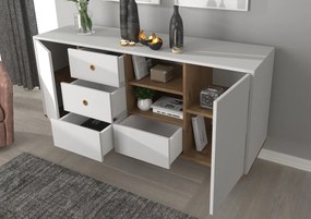 Komoda HARMONI 160 biała SKANDICA