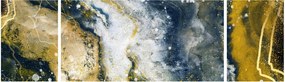 Obraz - Złota abstrakcja (170x50 cm)