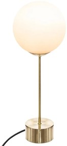 Lampa stołowa BOULE, szklana kula, 43 cm