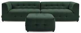 Ciemnozielona sofa 324 cm Kleber – Bobochic Paris