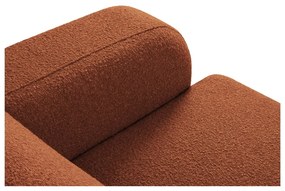 Brązowa sofa z materiału bouclé 235 cm Molino – Micadoni Home