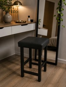 Taboret Klasyk 45cm Stołek Loft Eko-skóra D6
