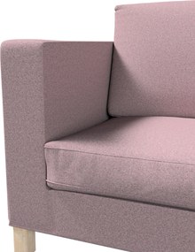 Pokrowiec na sofę Karlanda rozkładaną, krótki kolor różowy tkanina strukturalna