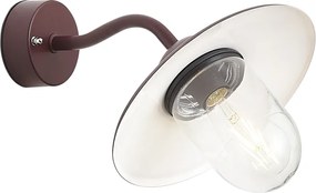 Klasyczna lampa ścienna zewnętrzna ciemnoczerwona IP44 - Munich