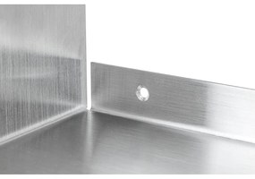 Stalowa półka w kolorze matowego srebra 80,5 cm Float – Mette Ditmer Denmark