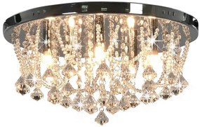 Okrągła lampa sufitowa w stylu glamour - EX811-Glamis