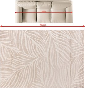 Dywan Velora beige 200x290 cm
