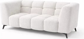 Sofa dwuosobowa Bella do salonu - nowoczesna tapicerowana kanapa z przeszyciami