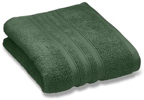 Ciemnozielony bawełniany ręcznik frotte 50x85 cm Zero Twist – Catherine Lansfield
