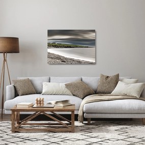 Obraz na szkle - jezioro o zmierzchu (70x50 cm)