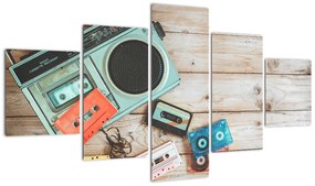 Obraz - Radio retro (125x70 cm)
