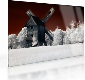 Obraz na szkle młyna (70x50 cm)