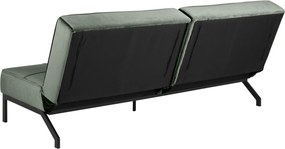 Pikowana sofa rozkładana z tkaniny aksamitnej Perugia VIC