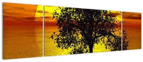 Obraz sylwetki drzewa (170x50 cm)