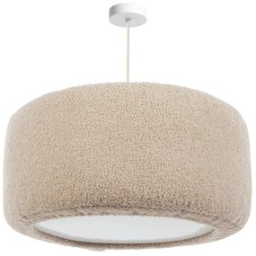 Beżowa wisząca lapma pluszowa 50 cm - 5X M063 A3-B91