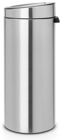 Stalowy kosz na śmieci otwierany na dotyk w kolorze matowego srebra 30 l Touch Bin – Brabantia
