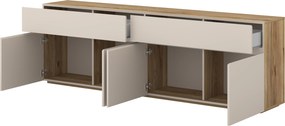 Komoda ELAN 200 cm do Salonu Sypialni Odcienie beżu