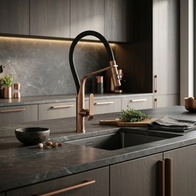 Bateria kuchenna Rea Castor Miedź Szczotkowana