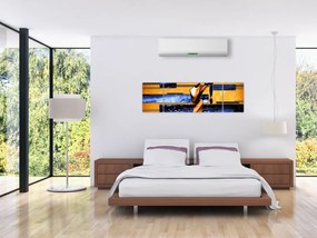 Obraz obrazu abstrakcyjnego (170x50 cm)