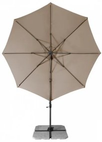 RAVENNA 330 cm - duży wahadłowy parasol ogrodowy z drążkiem bocznym : Substancja Desen - 846