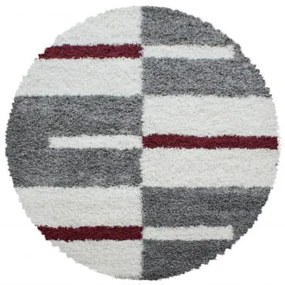 Dywan Shaggy Gala czerwony  80 cm x 80 cm koło