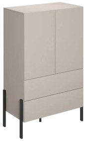 Komoda wysoka JUKON 2D2S 90cm kaszmirowa HELVETIA