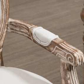 HOMCOM Krzesło Jadalniane Retro Stylowe Klasyczne Wygodne | Aosom PL