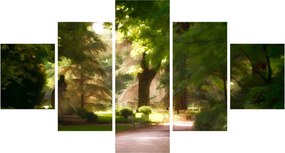 Obraz parku (125x70 cm)